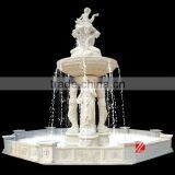 Big Stone Water Fountain With Lady Statue thumbnail-1