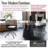 Momoda Luxury Italy Modern Furniture 1PC Custom Made 8-12 Chairs Marble Top Dining Table Dubai Middle East Dining Room Furniture thumbnail-2