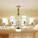 M988 Momoda Decorations Luxury Simple Crystal Living Room Bedroom Golden Home Lighting Chandelier Pendant Lamp thumbnail-1