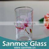 Garden Series Red Round Glass Cups thumbnail-1