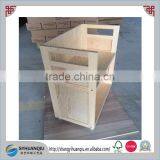 Handmade Natural Wooden Storage Furniture Unfinished Wooden Rack Shelf thumbnail-1