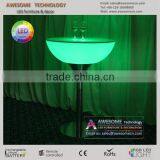 Metal Stainless Steel Bar Lounge Table With Glow Top (TP115)