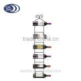 Wall Mount Wine & Towel Rack Holds 6 Bottles or Towels thumbnail-3