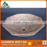 Wholesale Round Marble Stone Bathroom Basins and Stone Sinks RAT-RB070 thumbnail-1