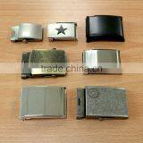 Garment Cloth Metal Stamping Steel Military Buckle Cottom Belt Buckle Nickel Plate Black Antique Brass thumbnail-2