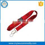 New Novelty Custom Silkscreen Printing Polyester Lanyard thumbnail-1