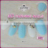 New 2016 Product Idea Artificial Fingernails Full Cover Abs Fake Nails Korea Nail Art thumbnail-1