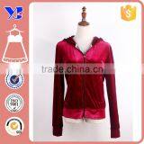 Shiny Coat With Hood and Pocket Outdoors Blazers Sports Velvet Suits thumbnail-1