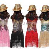STELISY 2015 Women Elegant Colorful Sequin Covered Latin Dance Costumes thumbnail-4