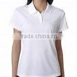 Custom 100% Cotton Slim Fit Golf Polo Shirt Unisex White Polo t Shirt thumbnail-2
