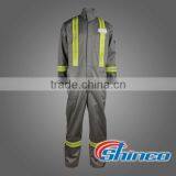 Red Color ARAMID FR Woven NFPA2112 / EN11611 Flameproof Oil Safety Work Coverall With 3M Reflecive Tape for Safety Clothing thumbnail-1