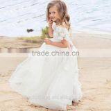 Girls Dress New 2017 Children Girl Floral Dresses Summer Fashion Lace Beach Dress Kids Clothes thumbnail-5