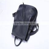 Wholesale Black Color Womens Genuine Leather Backpack thumbnail-3