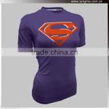 America Super Hero Polyester Compression Tight Sports T Shirt thumbnail-3