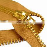5# Golden Brass Zipper C/E Auto Lock Slider thumbnail-1