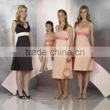Strap Deep V Neck Party Dresses for Juniors thumbnail-1