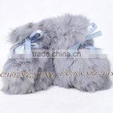 CX-SHOES-07 Genuine Rabbit Fur Baby Shoes thumbnail-5
