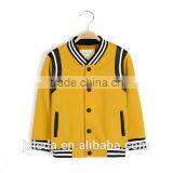 Children Boys Striped Sleeve and Hem Fleece Jacket thumbnail-3