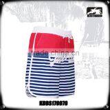 Cotton Stripes Digital Print Mens Swimsuits With Full Mesh Lining thumbnail-5