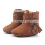 Fancy Handmade Genuine Leather Baby Winter Boots thumbnail-1