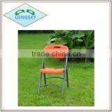 Outdoor Blow Mould Folding Chair,colourful Folding Chair for Wedding Use thumbnail-3