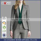 Ladies Western Wear Pant Suit Check Design Office Wear Women Suit thumbnail-1