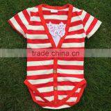 2015 New Bubble Stripe Romper Baby Boys Romper Cotton Baby Romper 1.Size: 4-6M, 7-9M,10-12M, thumbnail-3