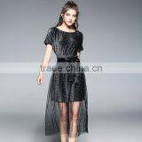 Dresses In Plus Size Dress&Skirts Short Sleeve Daily Long T With Embroidery Pearl Jacobs Designs thumbnail-1