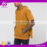 2017 China Shandao Manufacture Autumn Custom Color Casual Style 100% Polyester Pullover Jersey Men's Short Sleeve Hoodies thumbnail-1