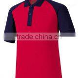 Embroidery Logo Two-tone / Two Color Custom Golf Polo Shirt thumbnail-5