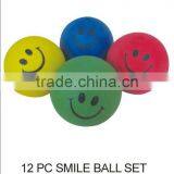 KID OUTDOOR TOYS (S162) 12PC SMILE BALL SET thumbnail-1