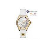 Supply Fashion 2013 Stylish Watch for Ladies, Pink Leather Strap Quartz Watch thumbnail-2