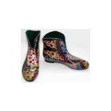 Multi - Color Ankle Rain Boots thumbnail-1
