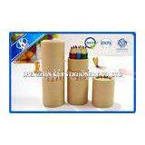 Eco Friendly Kraft Paper Tube Colored Pencils Set With LOGO 3.5 Inch 12 PCS