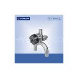 316 L SS  Clamp U - B Tee stainless steel valve  with Plastic Handwheel