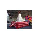 Red fireproof tarpaulin Inflatable Sports Games / Inflatable Climbing Sports