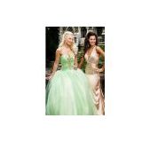 Prom dress, Evening Gown with Italian Organza (14-001-003-0028-)