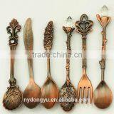 Rose Vintage Palm Tree Coffee Spoon /hy Zinc Alloy Creative Ice Cream Spoon and Fork /fancy Dessert Spoon Dinnerware