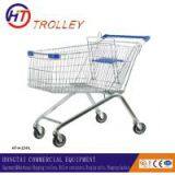 Supermarket Shopping Trolley Cart on Four Wheels Wholesale