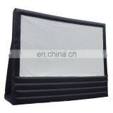 HI best selling outdoor used black inflatable cinema screen, inflatable real projector screen