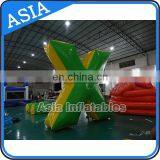 X Shape Laser Tag Paintball Bunker Inflatable Air Bunker Barrier For Military Training Air Ball Bunker