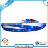 China Durable Fabric Light Led Lanyard for Promotion Sales