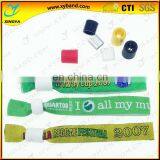 Colorful Woven Cloth Hospital Wristband,polyester Bracelet thumbnail-1