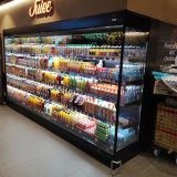 drinks display fridge supermarket combined freezer and refrigerator