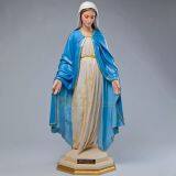 Garden Decoration Religious Craft Fiberglass Virgin Mary Statue thumbnail-2