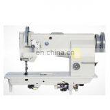 Double Needles Heavy Duty Lockstitch Flat Bed Industrial Sewing Machine for Leather thumbnail-3