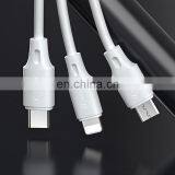 Free Sample 3 IN 1 2A Full Speed Pro Data Cable With DC / AC Charger Computer thumbnail-2