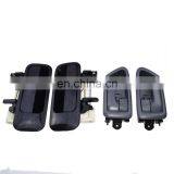 Rear Black Outside +Gray Inside Door Handles Set For Toyota Camry 1997-2001 69210AA010 69210-AA010 69240AA010 thumbnail-4