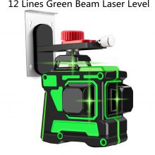 3D Green  Rotating Self-Leveling 360 Degrees Horizontal and Vertical 12 Lines Laser Level