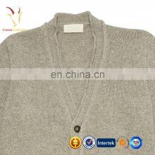 V Nek Knit Cardigan Merino Wool Women With Pockets thumbnail-3